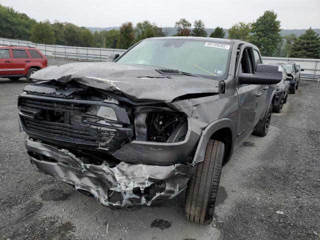 1C6RRFRG1NN150474 - 2022 RAM 1500 LARAM GRAY photo 2