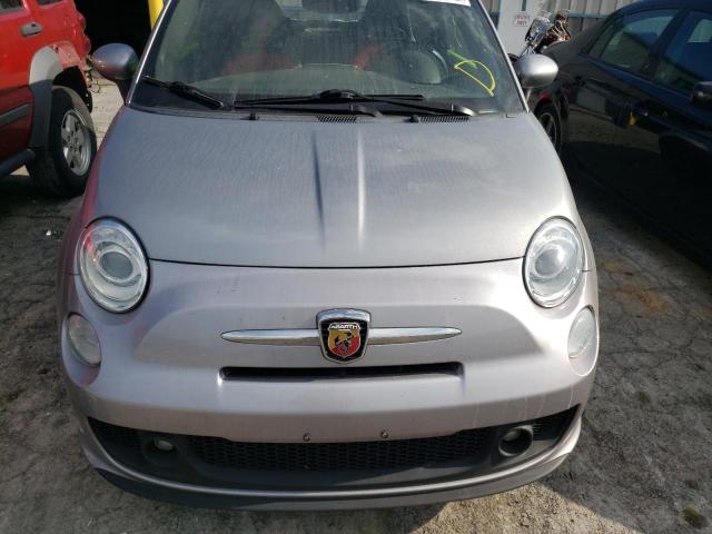 3C3CFFJH1JT420796 - 2018 FIAT 500 ABARTH SILVER photo 7