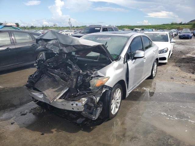 19XFB2F91CE309235 - 2012 HONDA CIVIC EXL Gümüş foto 2