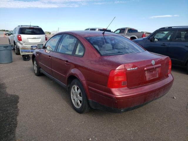 WVWMA63B0XE496414 - 1999 VOLKSWAGEN PASSAT GLS BURGUNDY photo 3