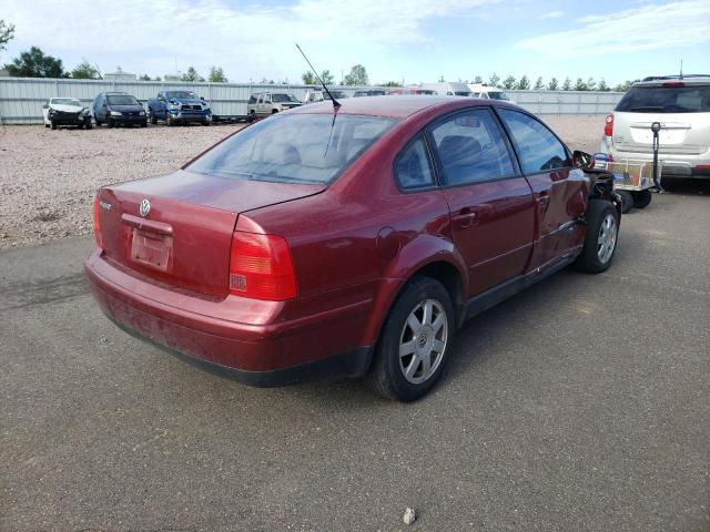 WVWMA63B0XE496414 - 1999 VOLKSWAGEN PASSAT GLS BURGUNDY photo 4