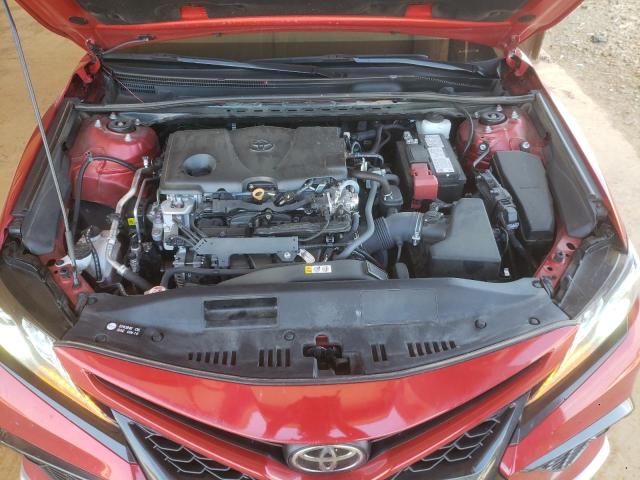 4T1K61AK1MU454149 - 2021 TOYOTA CAMRY XSE RED photo 7