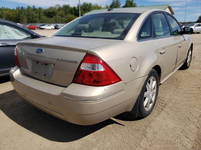 1FAHP25107G161323 - 2007 FORD FIVE HUNDR TAN photo 4