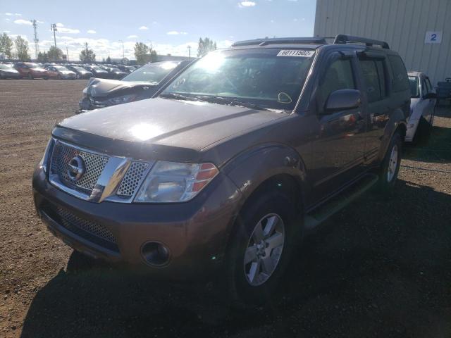 5N1AR18B68C641620 - 2008 NISSAN PATHFINDER BROWN photo 2