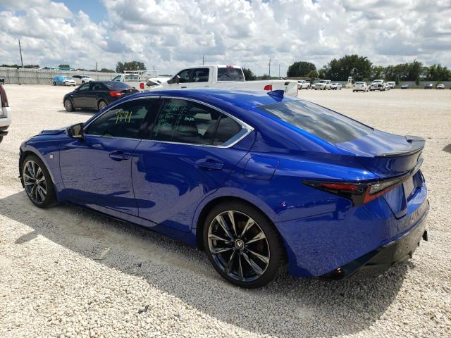 JTHGZ1B20N5049734 - 2022 LEXUS IS 350 F-S BLUE photo 3