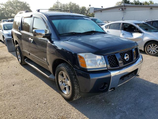 5N1BA08C57N711691 - 2007 NISSAN ARMADA SE BLUE photo 1