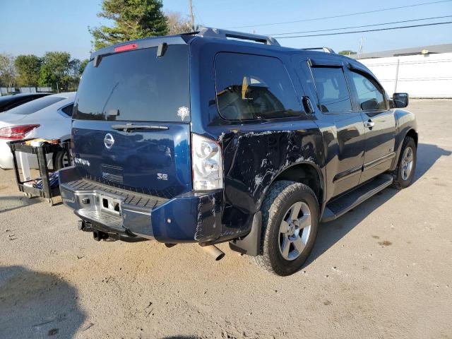 5N1BA08C57N711691 - 2007 NISSAN ARMADA SE BLUE photo 4