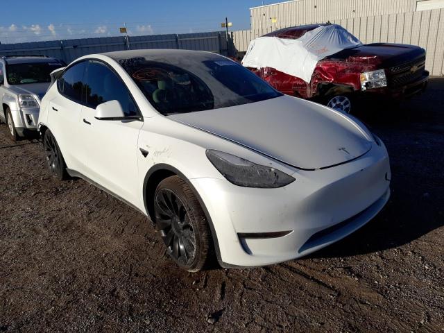 7SAYGDEF1NF325982 - 2022 TESLA MODEL Y أبيض صورة 1