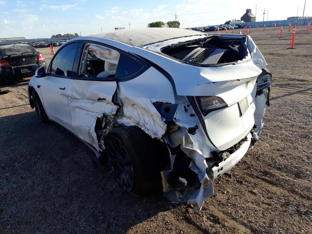 7SAYGDEF1NF325982 - 2022 TESLA MODEL Y أبيض صورة 3