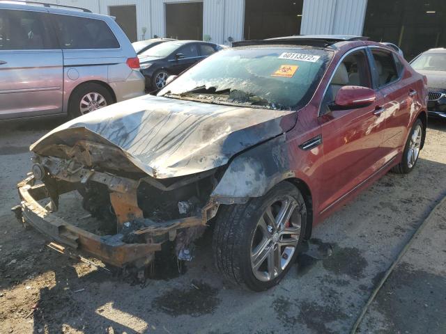 5XXGR4A6XDG123260 - 2013 KIA OPTIMA SX RED photo 2