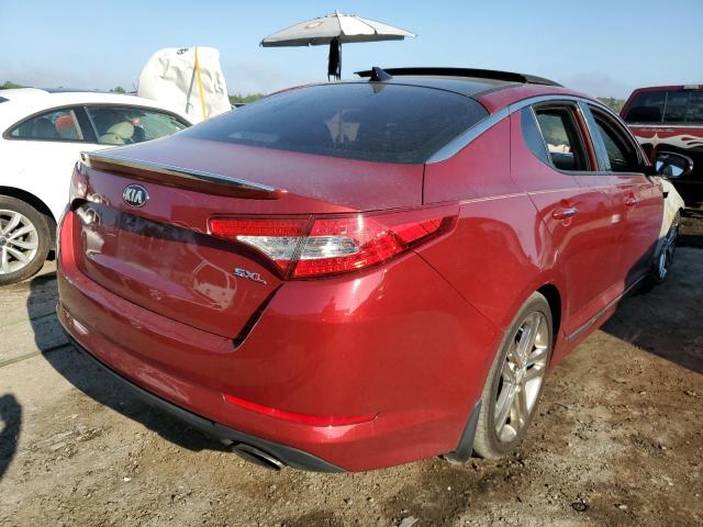 5XXGR4A6XDG123260 - 2013 KIA OPTIMA SX RED photo 4