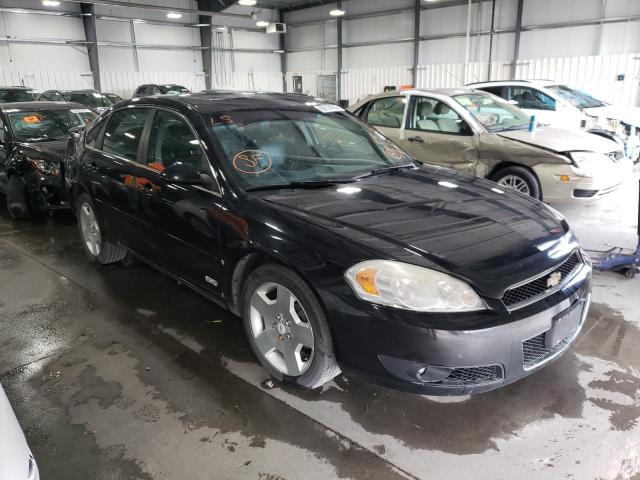 2G1WD58C389288939 - 2008 CHEVROLET IMPALA SUP Қара фото 1