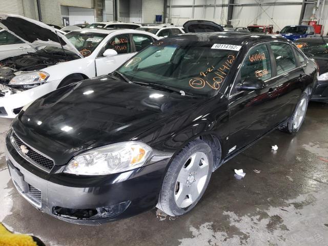 2G1WD58C389288939 - 2008 CHEVROLET IMPALA SUP Қара фото 2