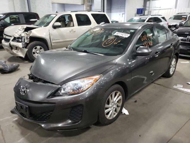 JM1BL1V70C1528518 - 2012 MAZDA 3 I CHARCOAL photo 2