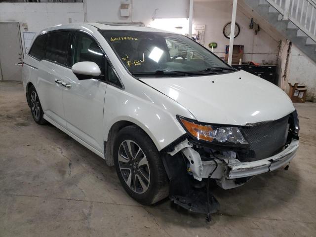 5FNRL5H96EB059321 - 2014 HONDA ODYSSEY TO WHITE photo 1