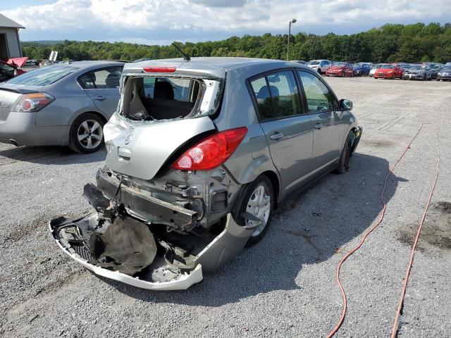 3N1BC1CP3CK212678 - 2012 NISSAN VERSA S SILVER photo 4