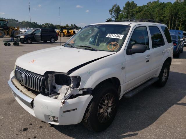 4M2CU97187KJ06337 - 2007 MERCURY MARINER PR WHITE photo 2