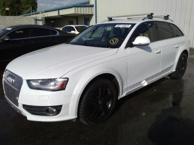 WA1UFAFL1EA043720 - 2014 AUDI A4 ALLROAD WHITE photo 2