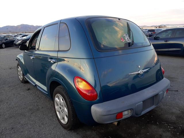 3C8FY4BB01T666075 - 2001 CHRYSLER PT CRUISER BLUE photo 3