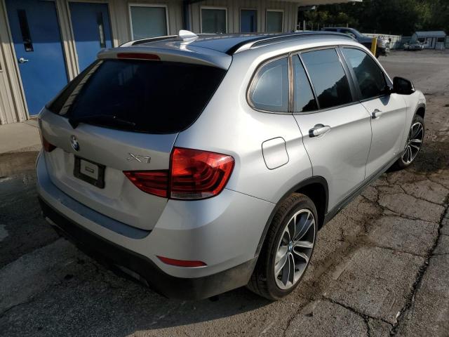 WBAVL1C53EVY11907 - 2014 BMW X1 XDRIVE2 SILVER photo 4