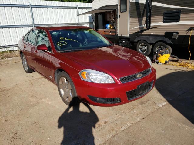 2G1WD58C389113641 - 2008 CHEVROLET IMPALA BURGUNDY photo 1