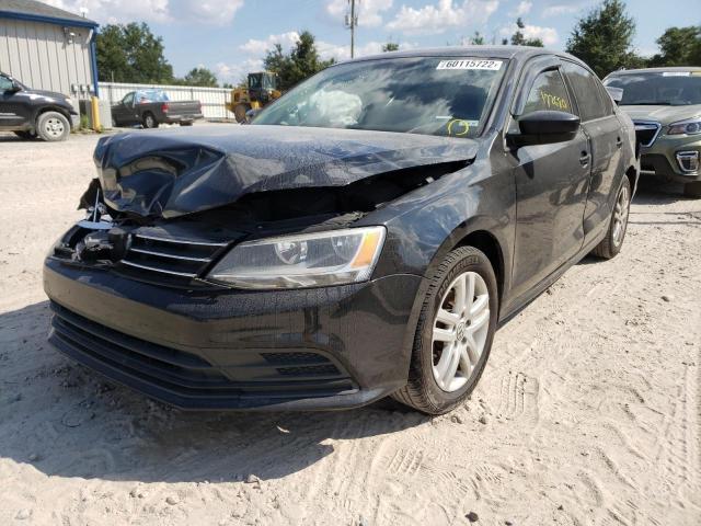 3VW1K7AJ1FM351730 - 2015 VOLKSWAGEN JETTA BASE 黑色 照片 2