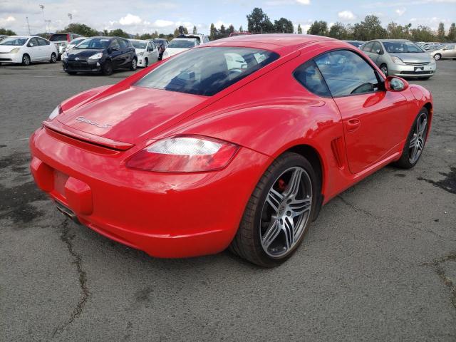 WP0AB29838U782382 - 2008 PORSCHE CAYMAN S RED photo 4