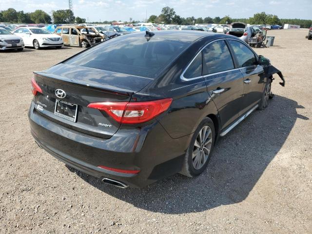 5NPE34AF9GH280506 - 2016 HYUNDAI SONATA SPO BLACK photo 4