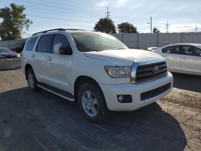 5TDBT64A38S000072 - 2008 TOYOTA SEQUOIA WHITE photo 1