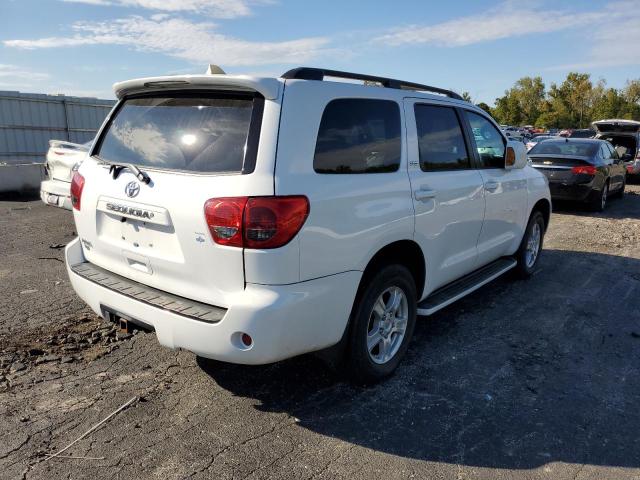 5TDBT64A38S000072 - 2008 TOYOTA SEQUOIA WHITE photo 4