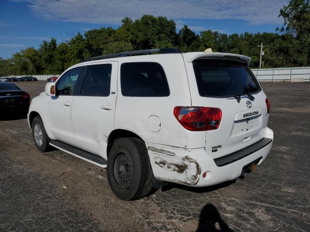 5TDBT64A38S000072 - 2008 TOYOTA SEQUOIA WHITE photo 9