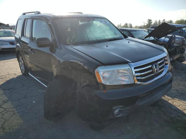 5FNYF4H78DB015623 - 2013 HONDA PILOT EXLN BLACK photo 1