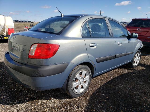 KNADE123866073037 - 2006 KIA RIO GRAY photo 4