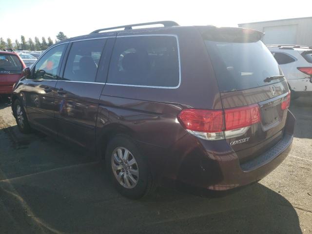 5FNRL38708B401398 - 2008 HONDA ODYSSEY EX BURGUNDY photo 3