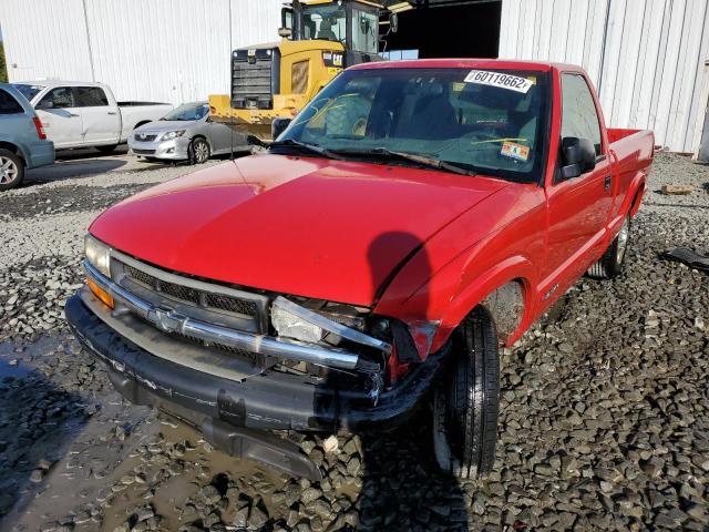 1GCCS1441XK161093 - 1999 CHEVROLET S TRUCK S1 RED photo 2