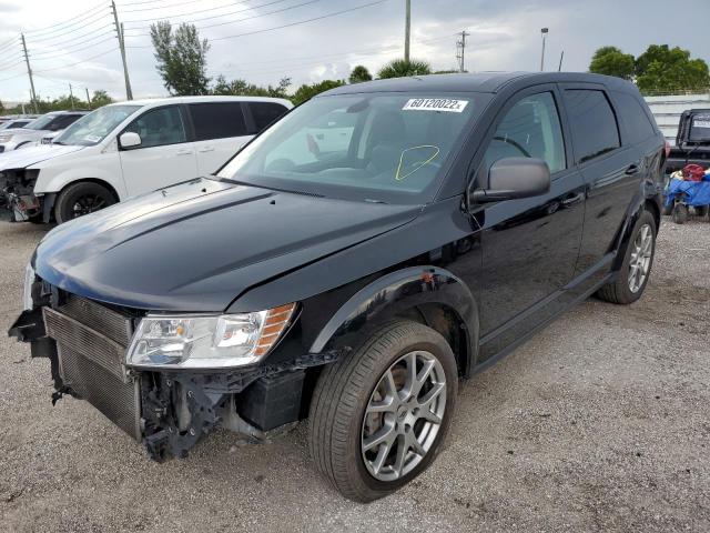 3C4PDCEG0JT473248 - 2018 DODGE JOURNEY GT BLACK photo 2