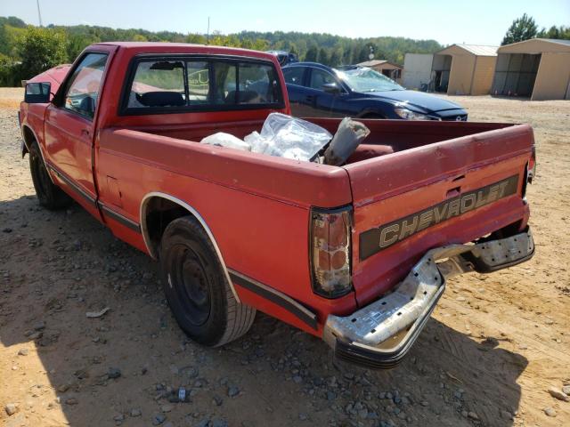 1GCCS14R4M2230351 - 1991 CHEVROLET S TRUCK S1 RED photo 3