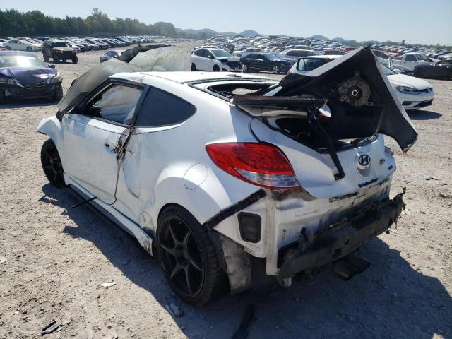 KMHTC6AE5GU284855 - 2016 HYUNDAI VELOSTER T WHITE photo 3