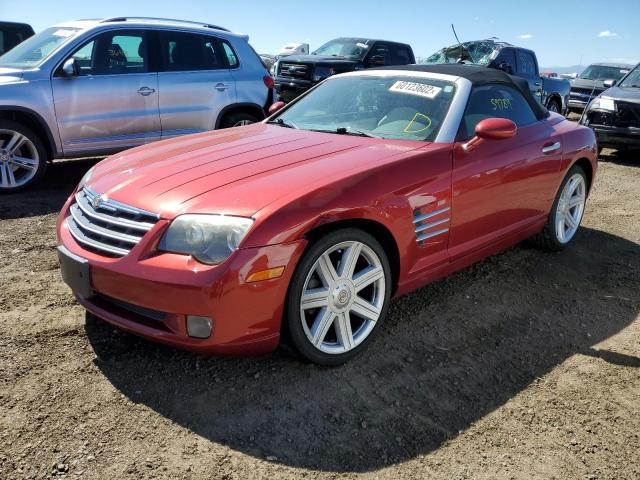 1C3AN65LX6X063395 - 2006 CHRYSLER CROSSFIRE RED photo 2