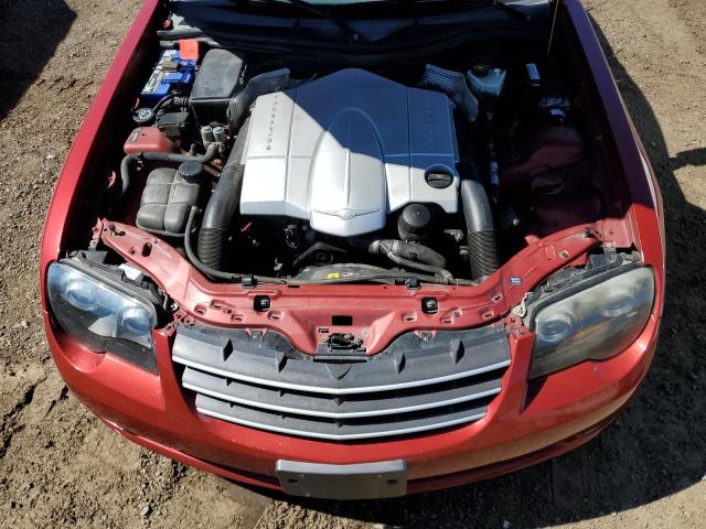 1C3AN65LX6X063395 - 2006 CHRYSLER CROSSFIRE RED photo 7