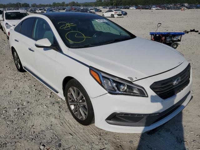 5NPE34AF4GH366872 - 2016 HYUNDAI SONATA SPO WHITE photo 1