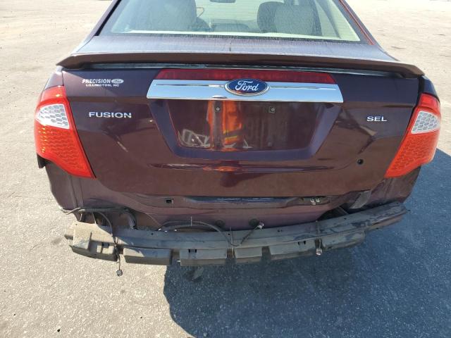 3FAHP0JA2CR228680 - 2012 FORD FUSION SEL BURGUNDY photo 9