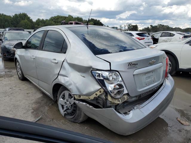 1G1JB5SHXD4166208 - 2013 CHEVROLET SONIC LS SILVER photo 3