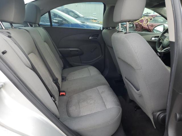 1G1JB5SHXD4166208 - 2013 CHEVROLET SONIC LS SILVER photo 6