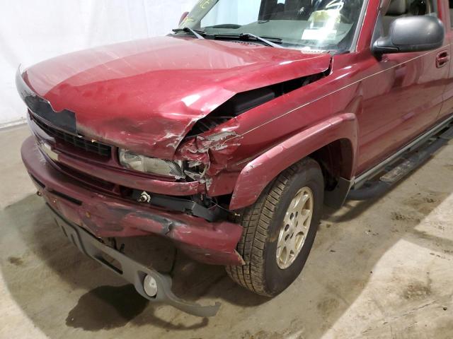 3GNFK16T34G244200 - 2004 CHEVROLET SUBURBAN K MAROON photo 9