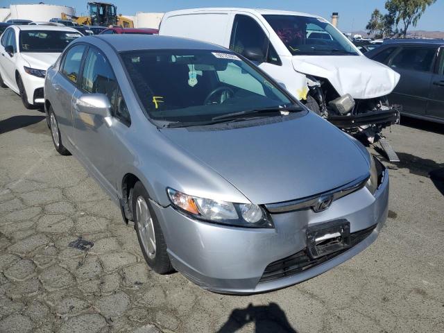 JHMFA36218S026557 - 2008 HONDA CIVIC HYBR SILVER photo 1