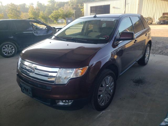 2FMDK4KC7AB****** - 2010 FORD EDGE LIMIT MAROON photo 2