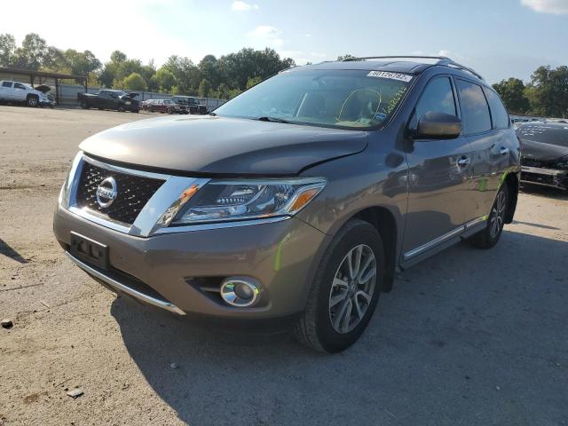 5N1AR2MN4EC707521 - 2014 NISSAN PATHFINDER CHARCOAL photo 2