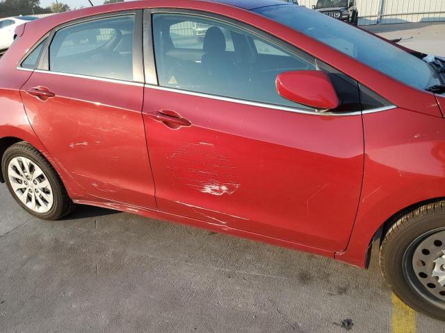 KMHD35LH4HU365580 - 2017 HYUNDAI ELANTRA GT RED photo 9