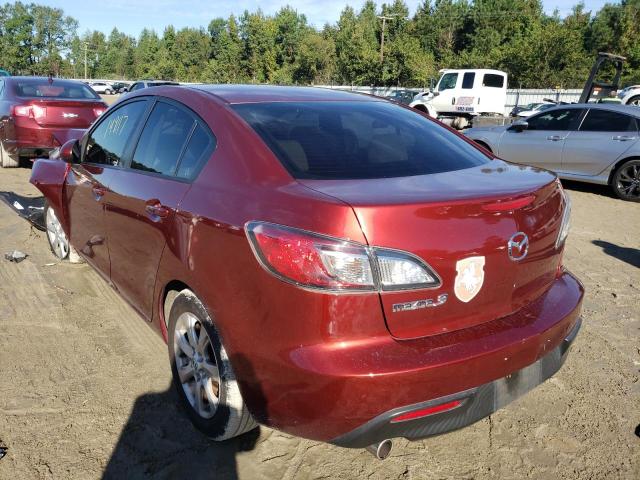 JM1BL1SF0A1102563 - 2010 MAZDA 3 I RED photo 3